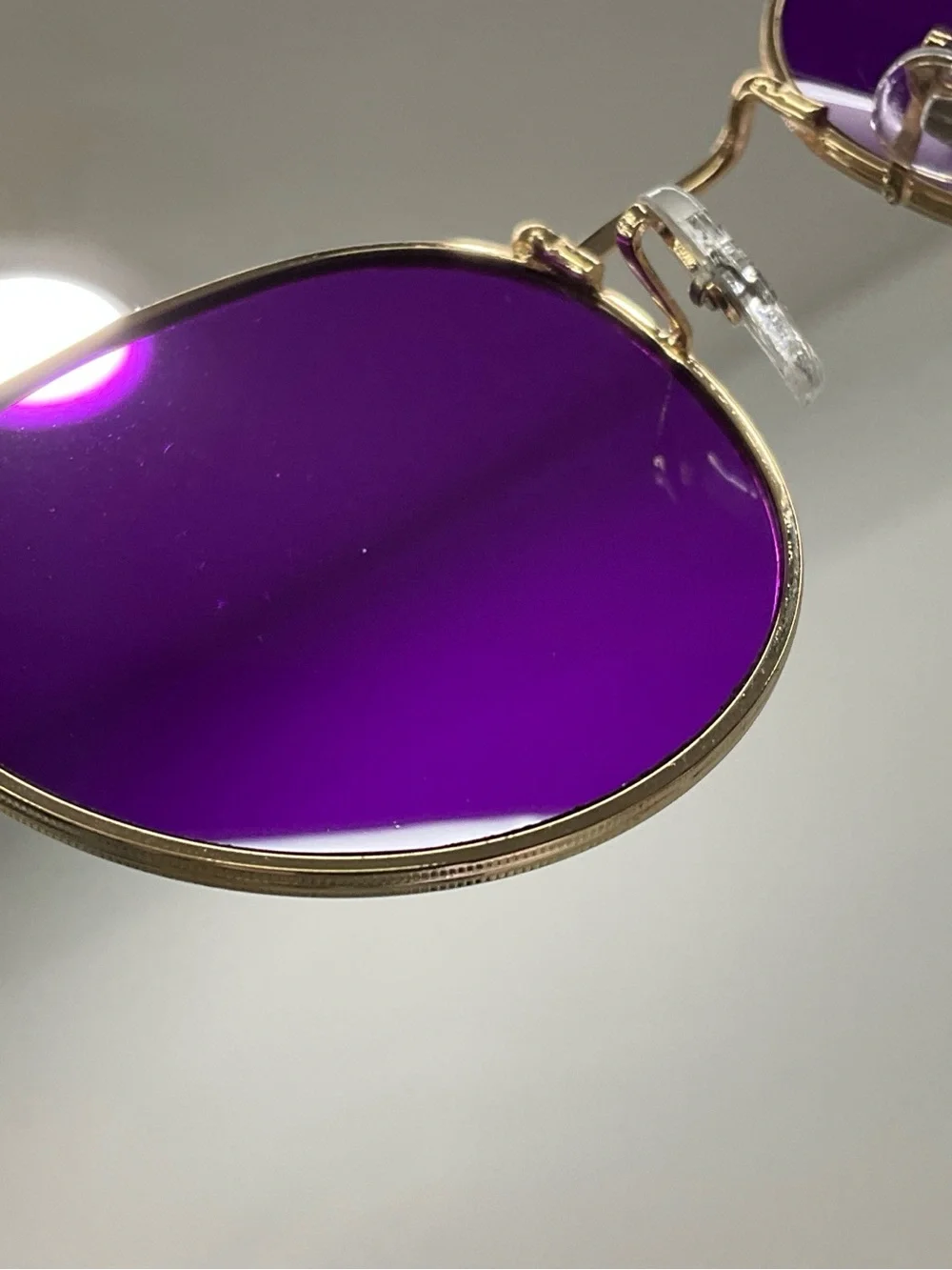 RAINBOW OPTX | Round Violet Sunglasses